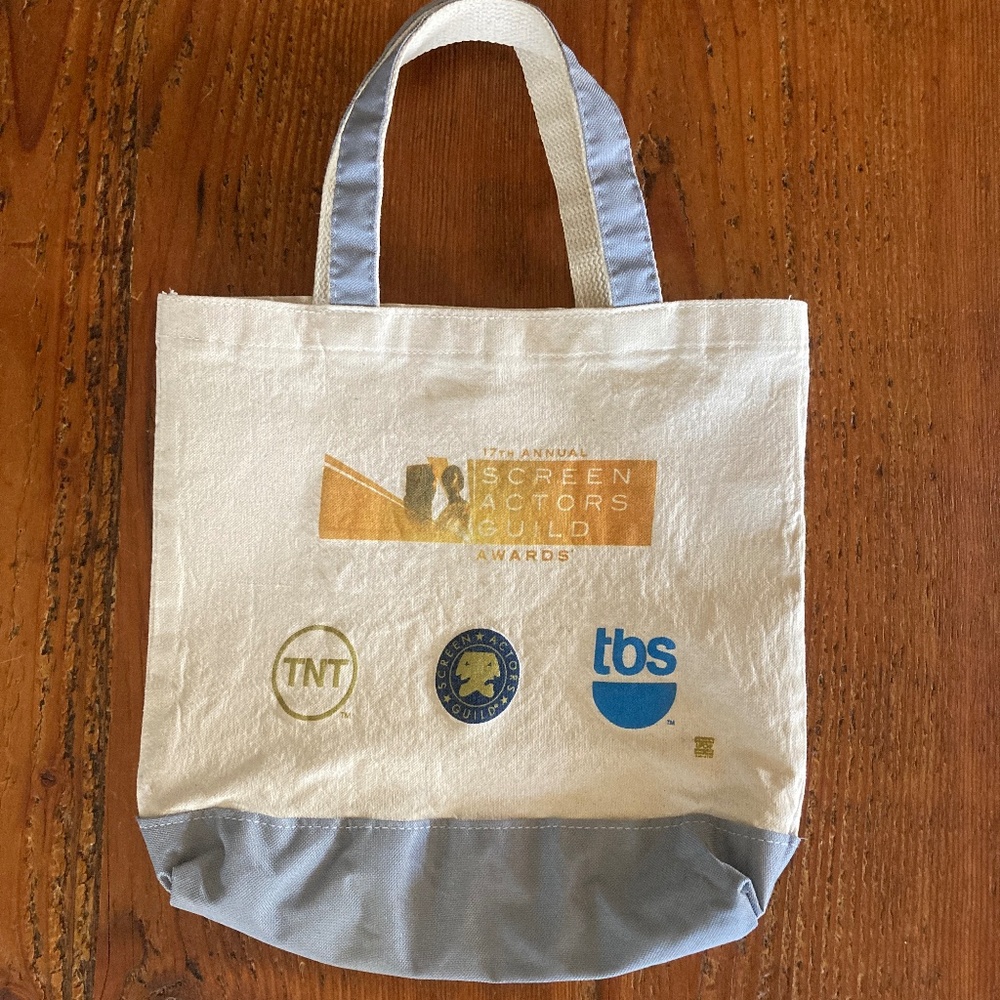 Mini Screen Actor's Guild Awards Canvas Tote Bag Made in USA